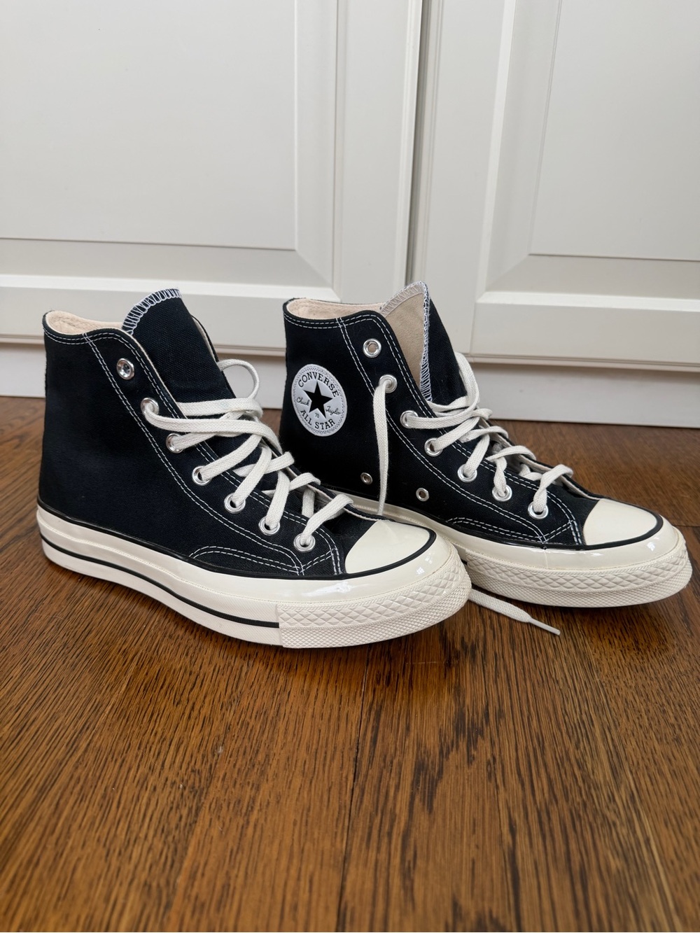 Converse Chuck 70 Black High Top Shoes size W8